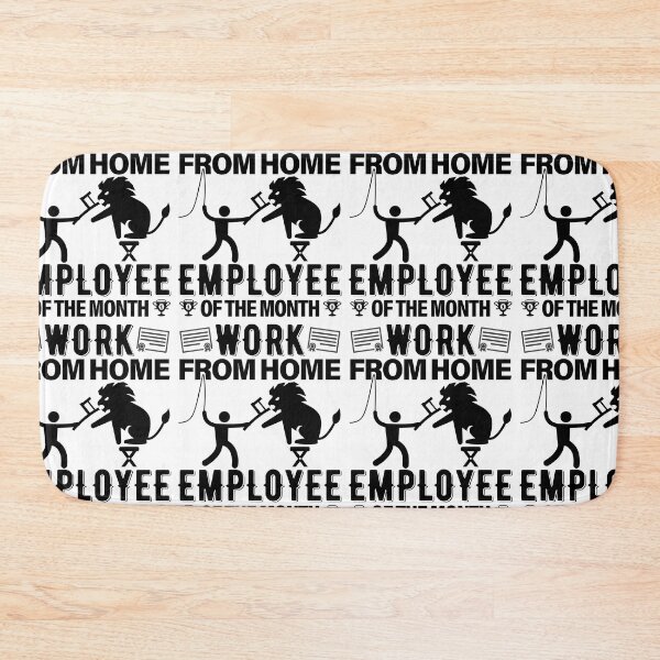 Item preview, Work From Home Employee Of The Month designed and sold by GravitiTees.