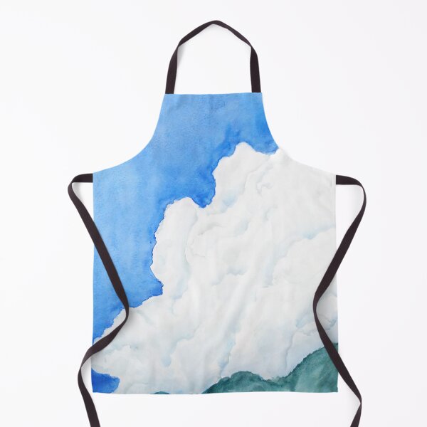 Item preview,  hand painted cloud and mountain watercolor  designed and sold by ColorandColor.