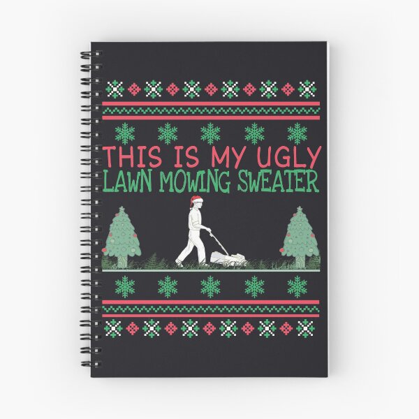 Item preview, Ugly Christmas lawn mowing sweater designed and sold by SidTastic .