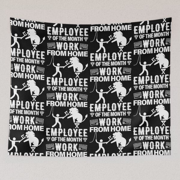 Item preview, Work From Home Employee Of The Month Challenges designed and sold by GravitiTees.