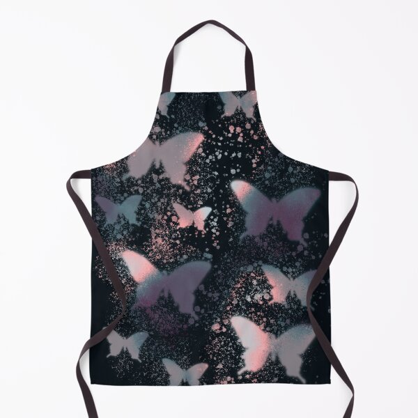 Artikelvorschau, Schmetterlinge spritzen Farbdesign blau schwarz entworfen und verkauft von mariahmoniquedesign.