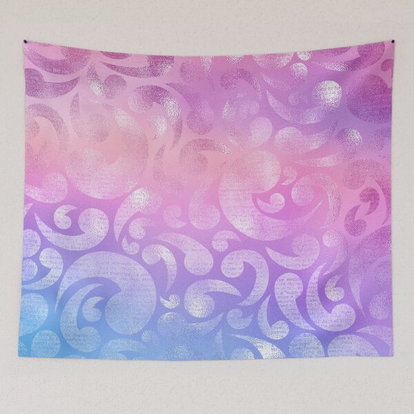 Item preview, Pink Purple Blue Gradient Pattern designed and sold by WOW TeesAndThings.