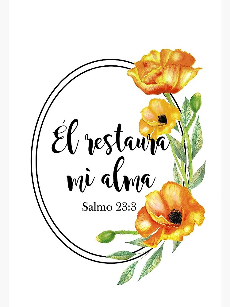 Salmo 23, Spanish Bible Verse | Greeting Card