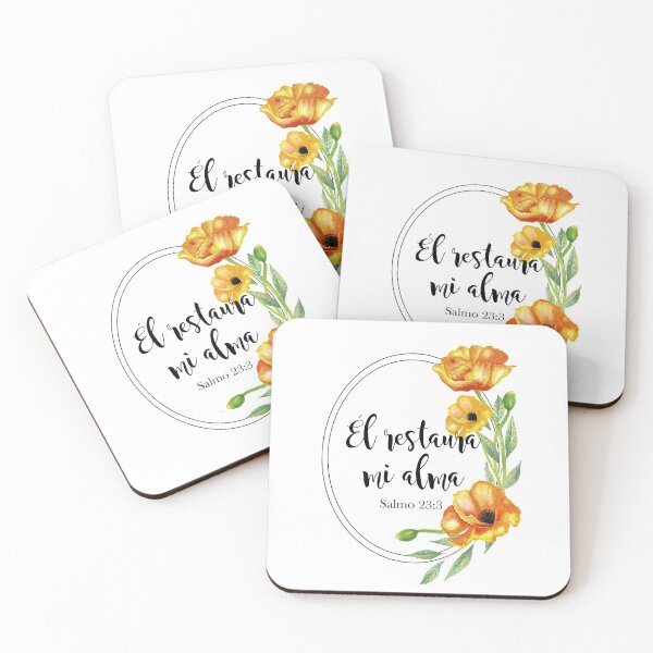 Item preview, El restaura mi alma spanish bible verse Salmos 23:3 designed and sold by latiendadearyam.