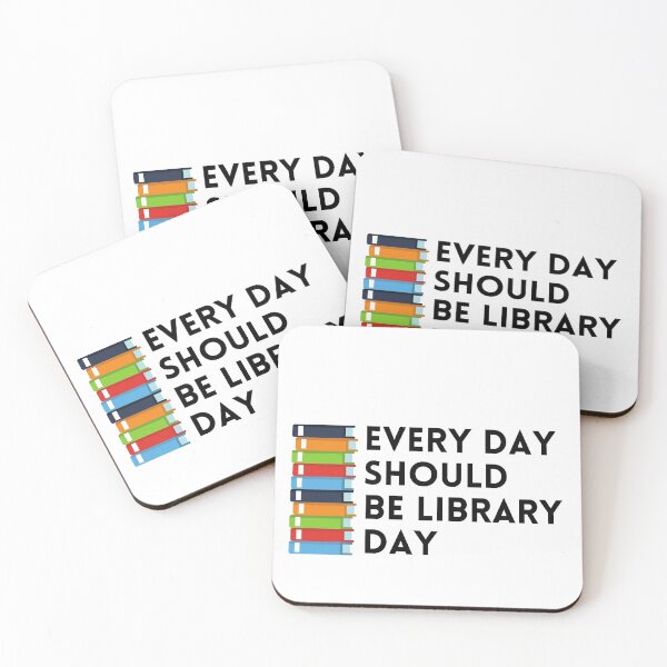 Item preview, Every Day Should be Library Day  designed and sold by abcshops.