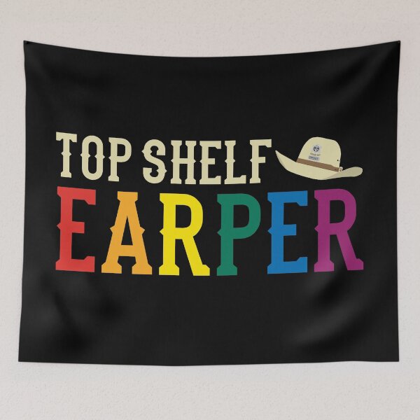 Item preview, Top Shelf Earper (Rainbow Text) - Wynonna Earp designed and sold by Queerdelion.