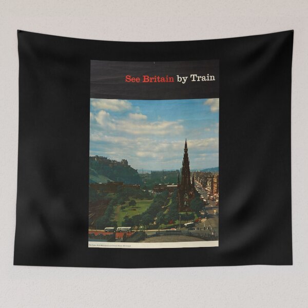 Item preview, retro classic See Britain by Train poster designed and sold by CorasPosters.