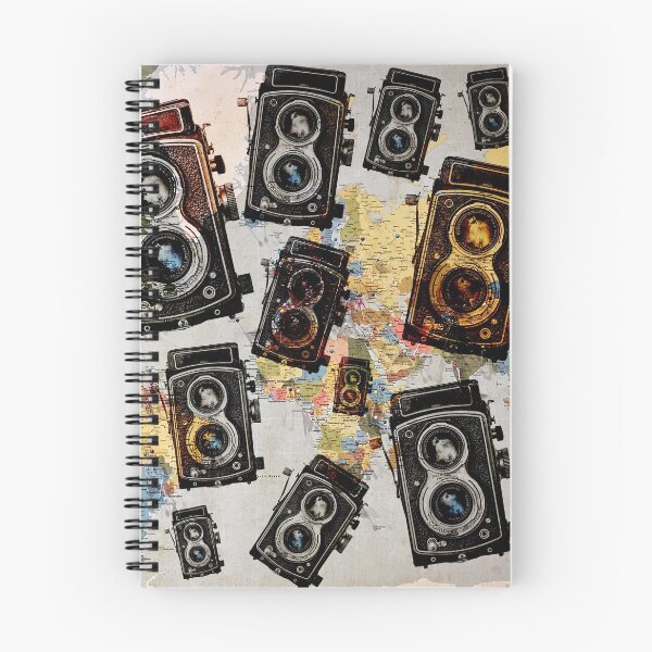 Item preview, Vintage Travel Camera Pattern designed and sold by idovedesign.