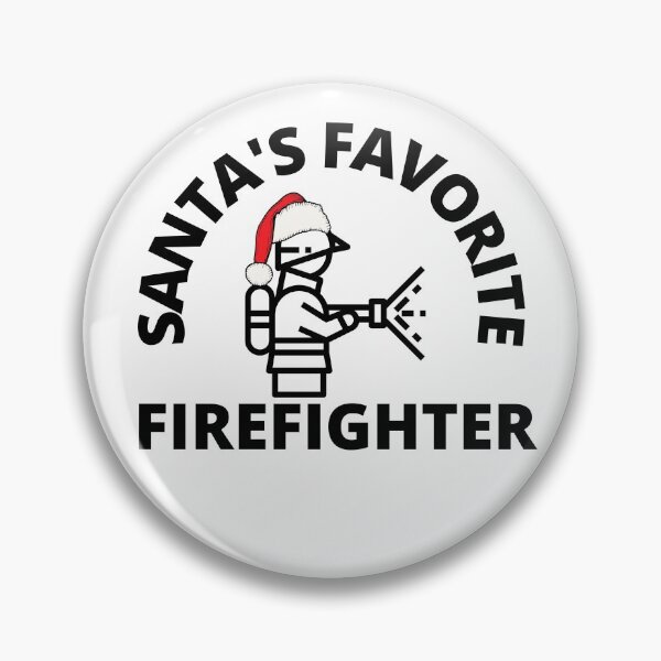 Item preview, Santas Favorite Firefighter designed and sold by stelsanc.