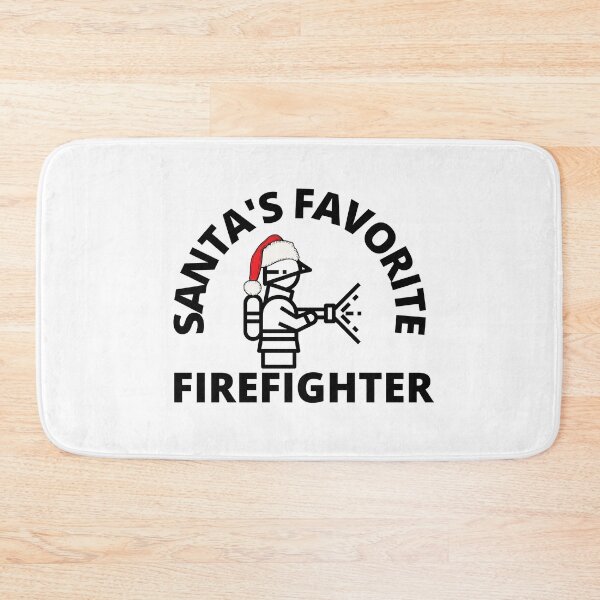 Item preview, Santas Favorite Firefighter designed and sold by stelsanc.