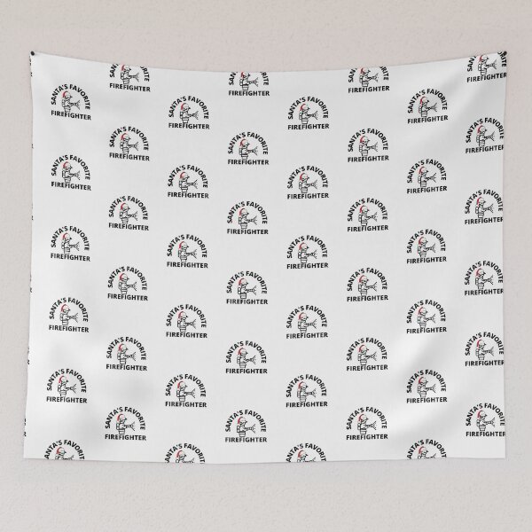 Item preview, Santas Favorite Firefighter designed and sold by stelsanc.