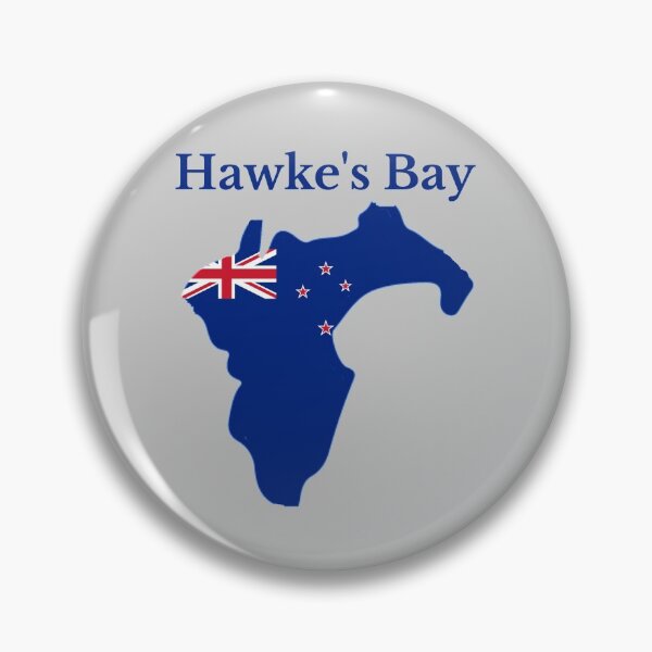 Artikelvorschau, Hawke's Bay Region Karte, Neuseeland Region. entworfen und verkauft von marosharaf.
