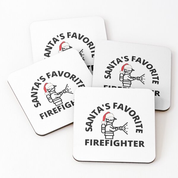 Item preview, Santas Favorite Firefighter designed and sold by stelsanc.