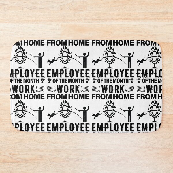 Item preview, Work From Home Employee Of The Month Job designed and sold by GravitiTees.