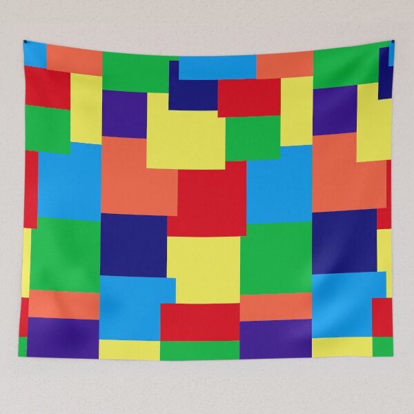 Item preview, Rainbow colors abstract cubes T-shirts and Stickers designed and sold by Sharath98.