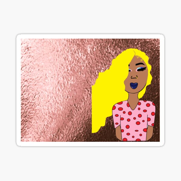 Glam Girls Polka Dot Love Sticker