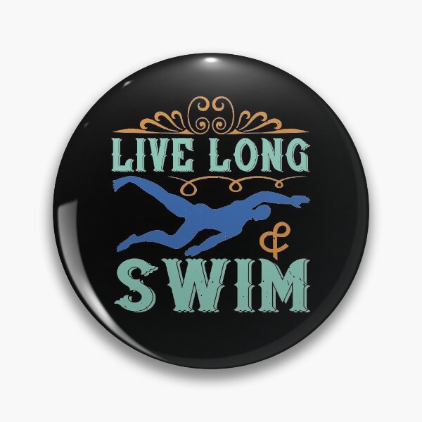 Item preview, Live Long And Swim designed and sold by GoodVibeDesign.