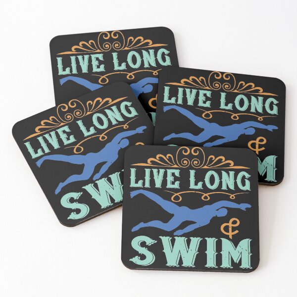 Item preview, Live Long And Swim designed and sold by GoodVibeDesign.
