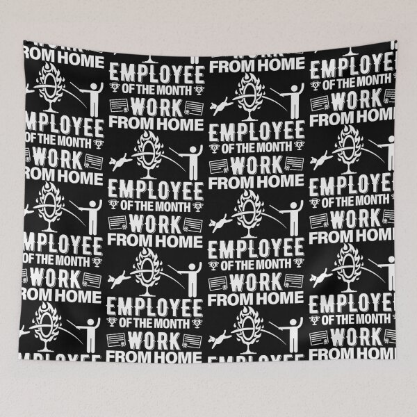 Item preview, Work From Home Employee Of The Month Career designed and sold by GravitiTees.