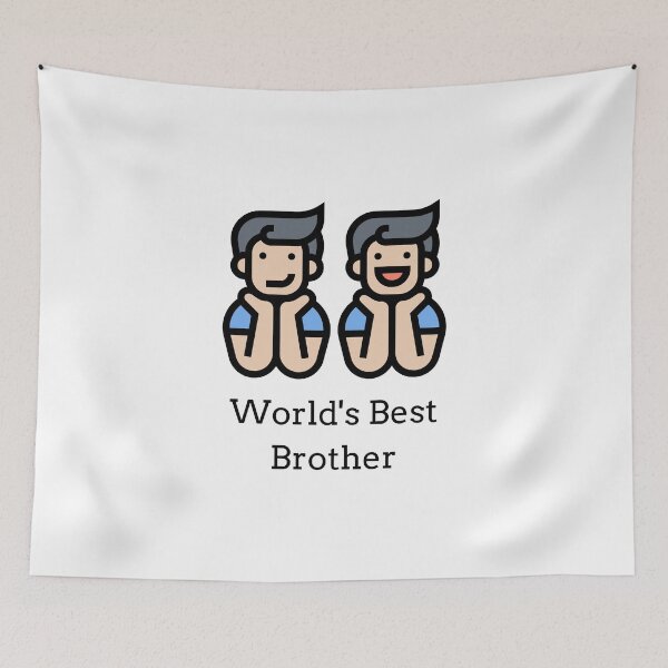 Item preview, WORLD'S BEST  BROTHER designed and sold by Ashalcheema.