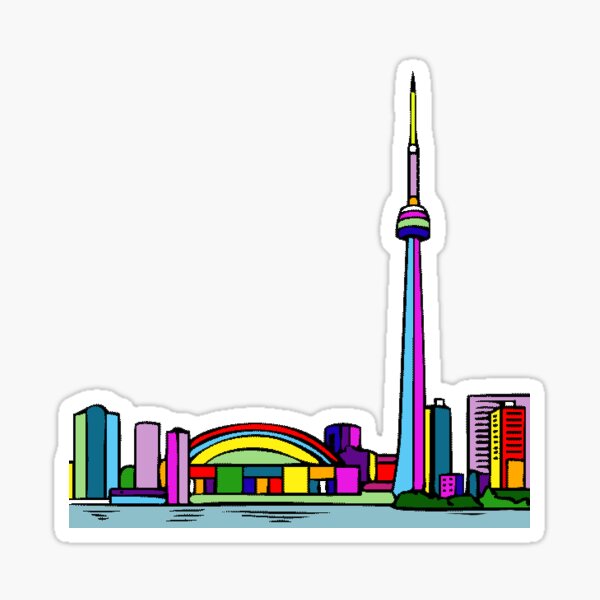 Toronto Skyline Sticker