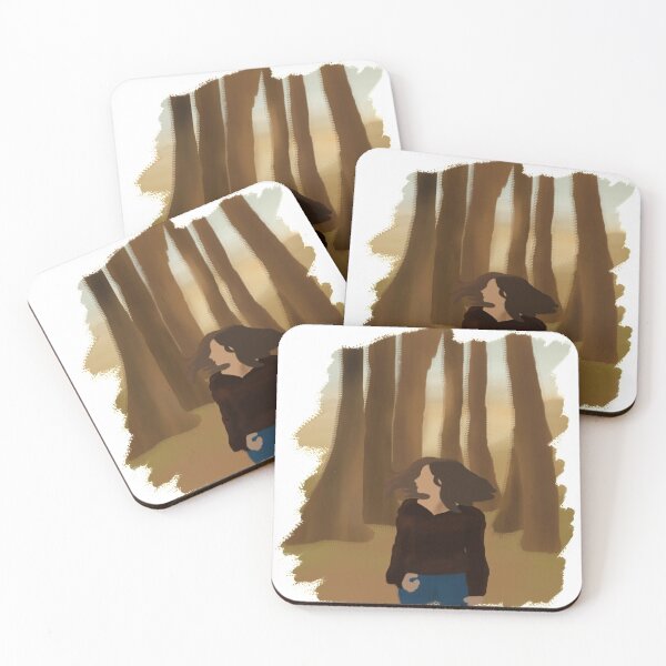 Item preview, Girl candid posing amidst a Deep Jungle designed and sold by Silpam An Art Store.