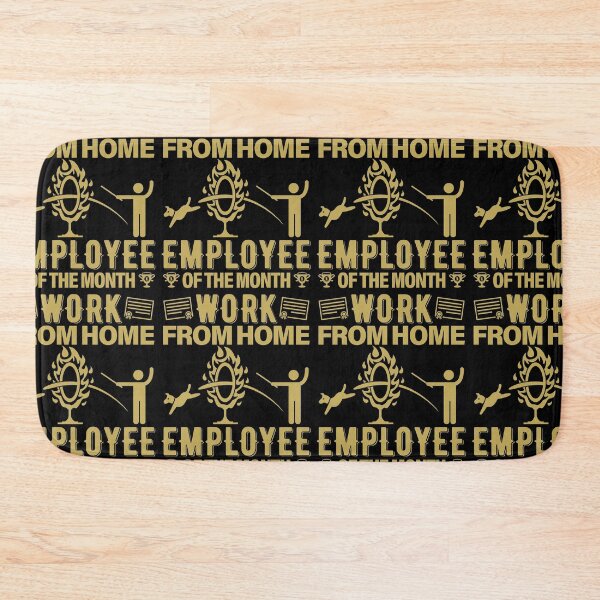 Item preview, Work From Home Employee Of The Month Side Hustle designed and sold by GravitiTees.