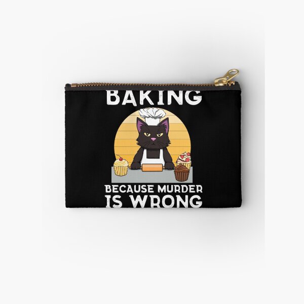 Item preview, Baker Cat Baking because murder is wrong Funny designed and sold by MGO-Design.