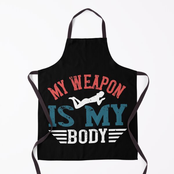 Item preview, My Weapon Is My Body designed and sold by GoodVibeDesign.
