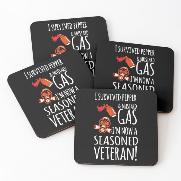 Item preview, I Survived Pepper & Mustard Gas, I'm Now A Seasoned Veteran! designed and sold by OzzieClothingC0.