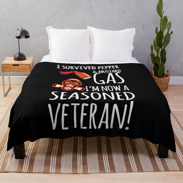 Item preview, I Survived Pepper & Mustard Gas, I'm Now A Seasoned Veteran! designed and sold by OzzieClothingC0.