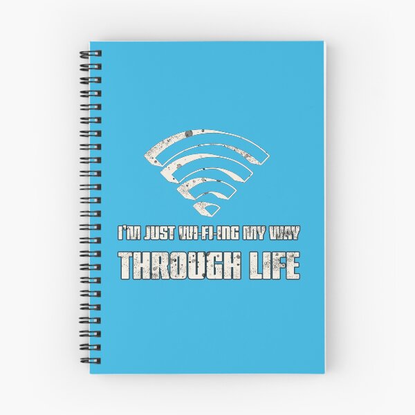 Item preview, Im just Wifiing my way trough life - Distressed designed and sold by arendbotha.