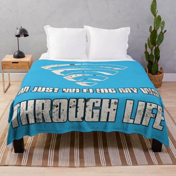 Item preview, Im just Wifiing my way trough life - Distressed designed and sold by arendbotha.