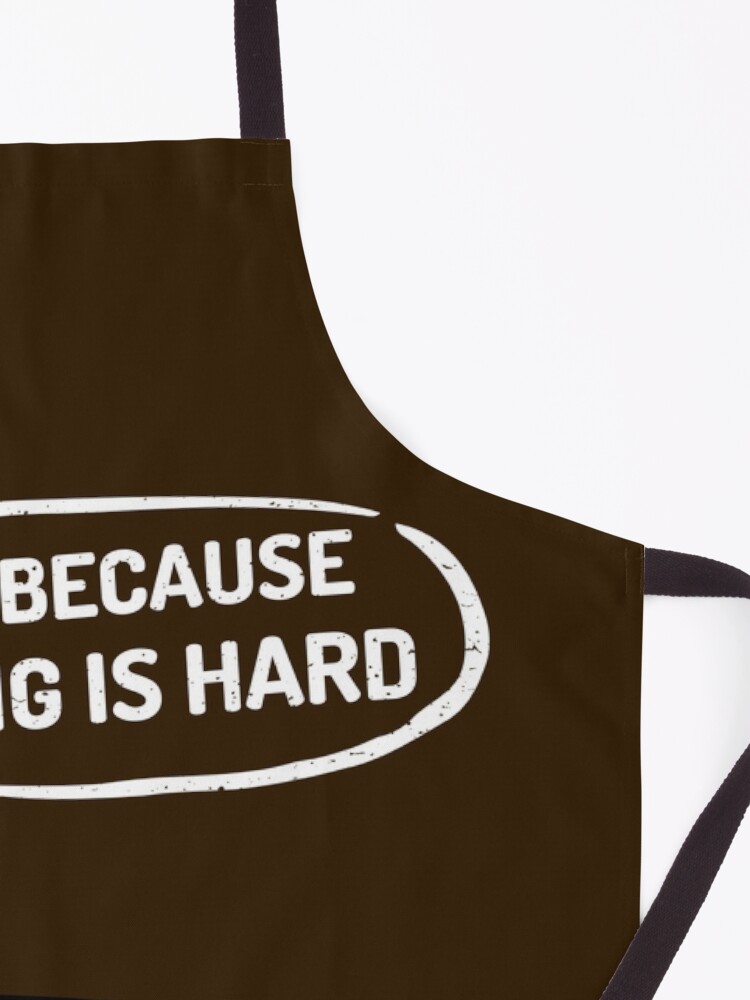 Alternate view of Coffee because adulting is hard Apron