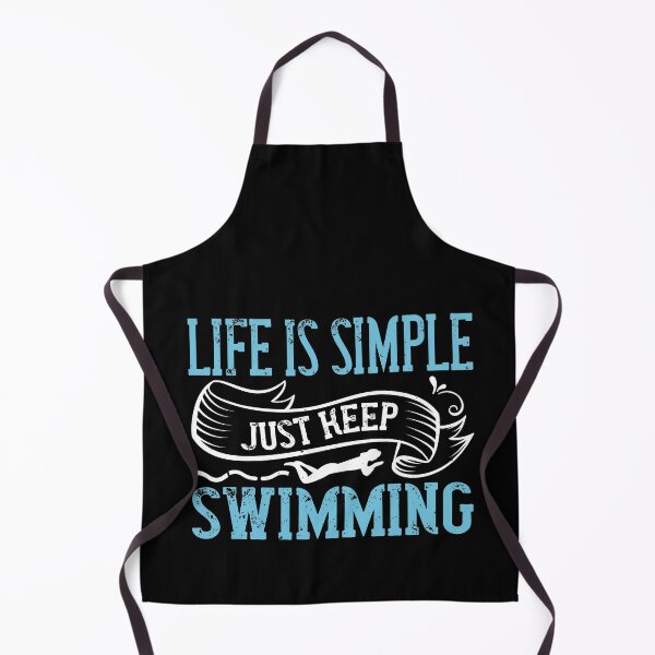 Item preview, Life Is Simple Just Keep Swimming designed and sold by GoodVibeDesign.