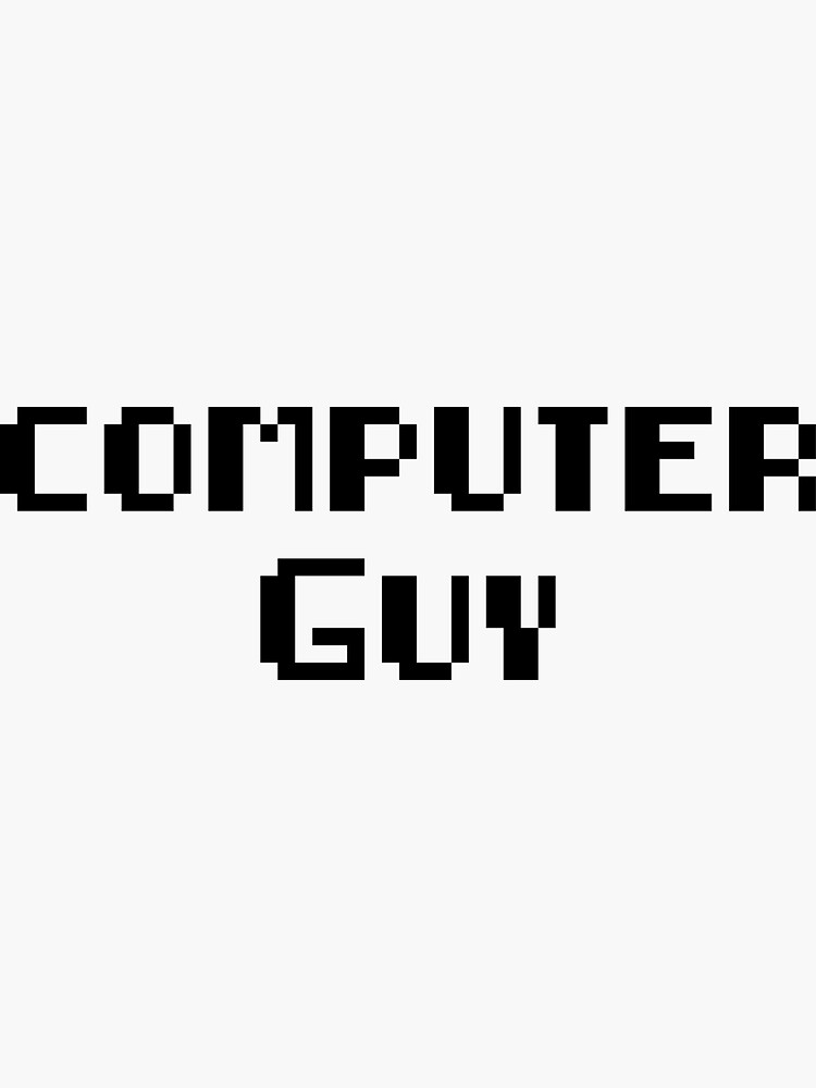 Guy" Sticker for Sale by DeeXdesigns Redbubble