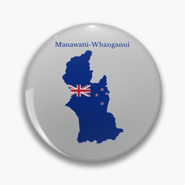 Artikelvorschau, Karte der Region Manawatu-Wanganui, Region Neuseeland. entworfen und verkauft von marosharaf.