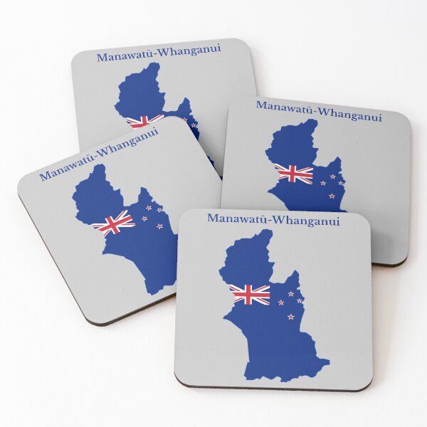 Artikelvorschau, Karte der Region Manawatu-Wanganui, Region Neuseeland. entworfen und verkauft von marosharaf.