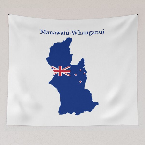 Item preview, Manawatu-Wanganui Region Map , New Zealand Region. designed and sold by marosharaf.
