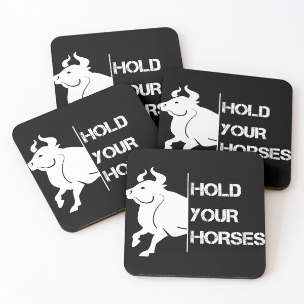 Item preview, Slightly Wrong Horse Bull "Hold Your Horses" designed and sold by AshzShop.