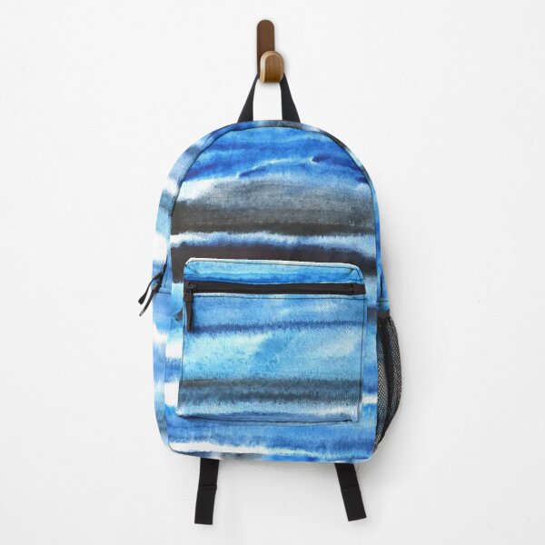 Item preview, hand painted blue and black strokes designed and sold by ColorandColor.