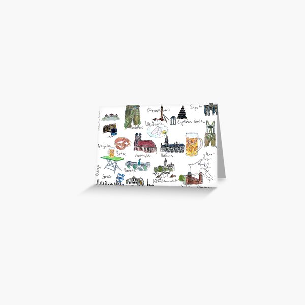 Item preview, Travel Plans and Memos From and For Munich Bavaria designed and sold by artshop77.
