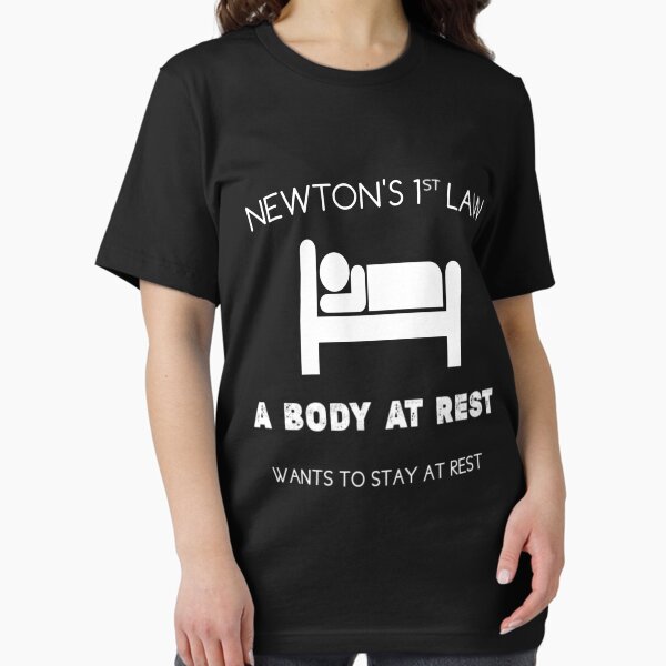 Item preview, Newton's First Law - Funny Physics Joke - classical mechanics - Newton's laws of motion designed and sold by Essakhi12.