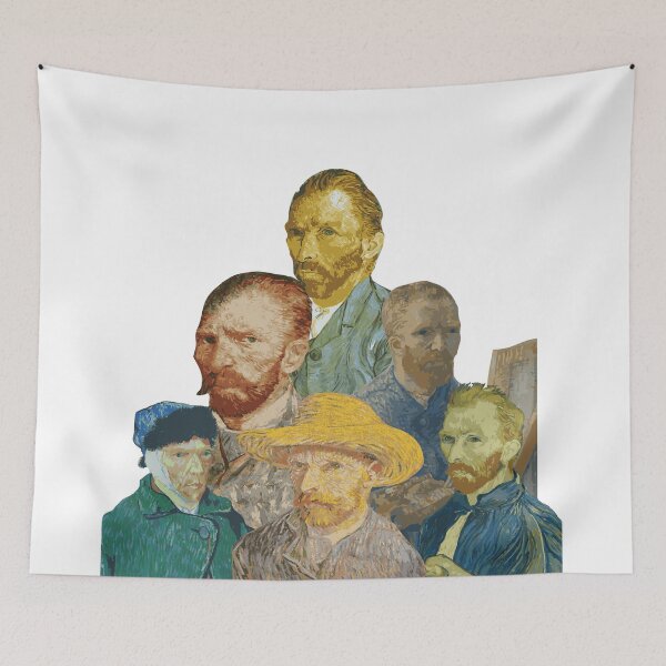 Item preview, Van Gogh Self Portraits designed and sold by Kayla Benson.
