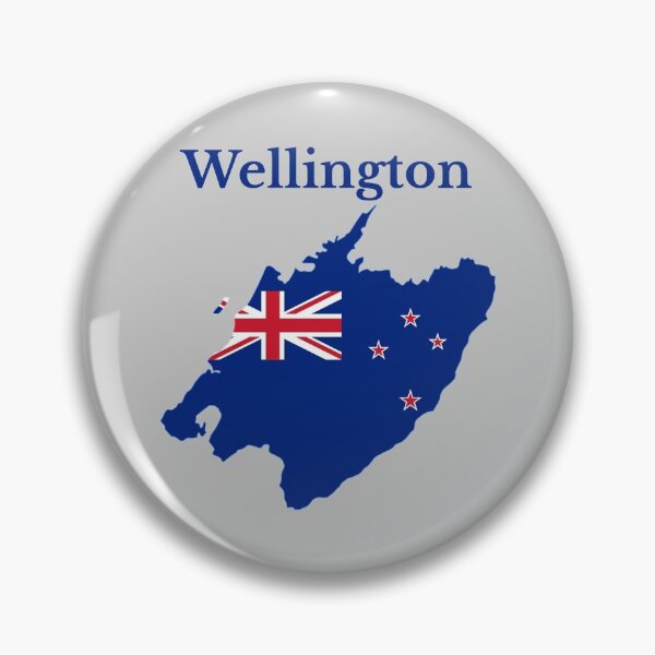 Artikelvorschau, Karte der Region Wellington, Region Neuseeland. entworfen und verkauft von marosharaf.