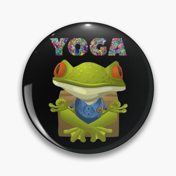 Item preview, Yoga Frog designed and sold by WoodburyLake.