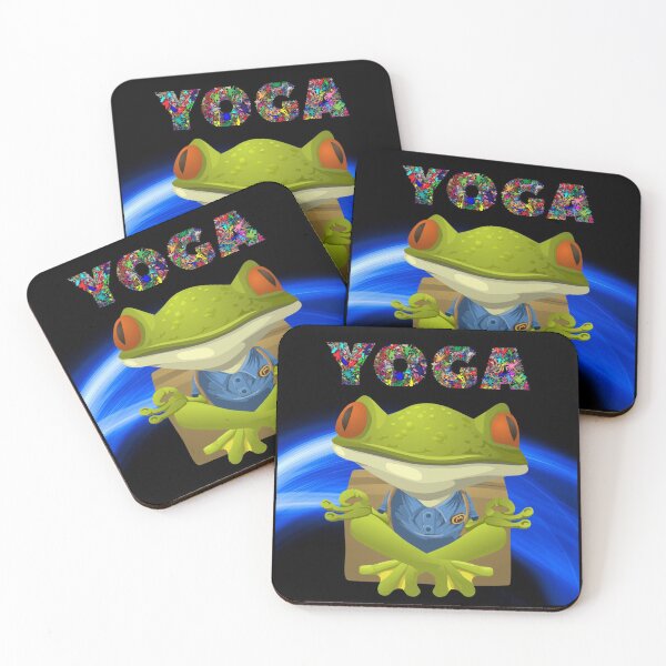 Item preview, Yoga Frog designed and sold by WoodburyLake.