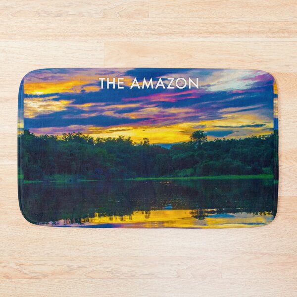 Item preview, The Amazon Modern Travel Poster designed and sold by travelwitheric.