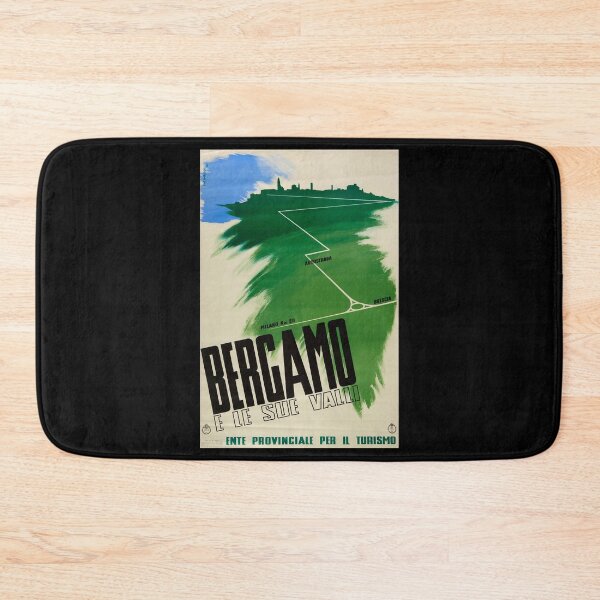 Item preview, retro classic Bergamo poster designed and sold by CorasPosters.