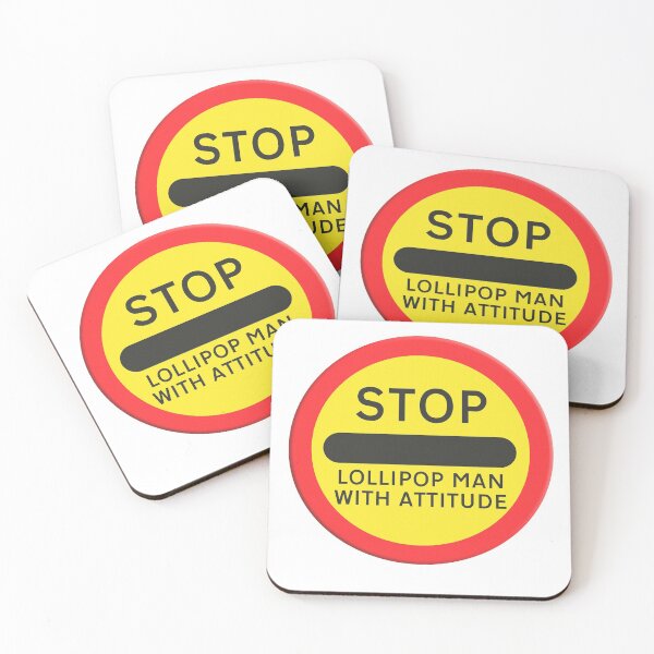 Item preview, Road sign school childrens crossing Lollipop man with attitude  designed and sold by funkyworm.